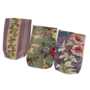 Joyce Ames Custom Made Vintage Shabby Chic Cabbage Rose florals simple bags 3